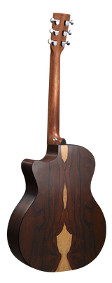 Back of Martin GPC-X2E Cocobolo.