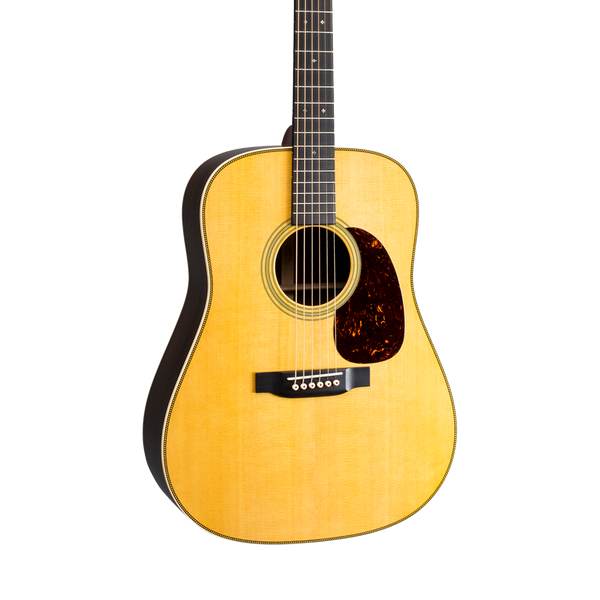 Front of Martin HD-28 Natural.