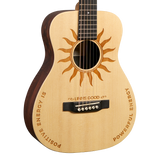 Front of Martin LX2 Life is Good.