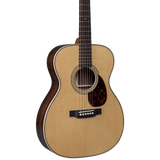Front of Martin OM-28E LRB Modern Deluxe w/LR Baggs.