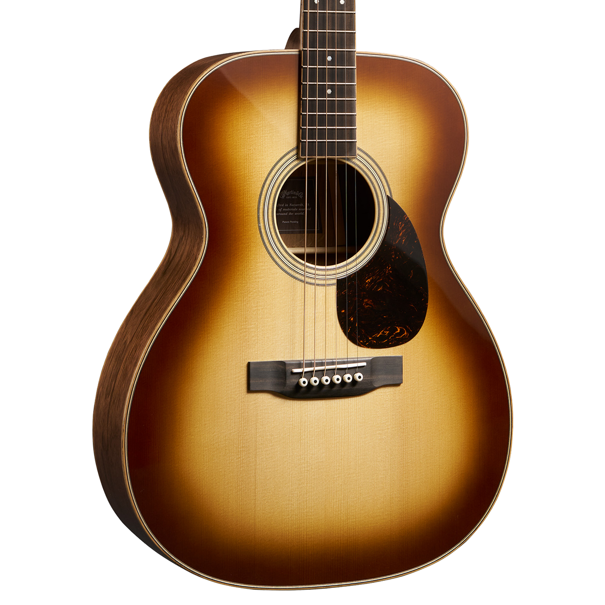 Front of Martin OM-35 Inception.