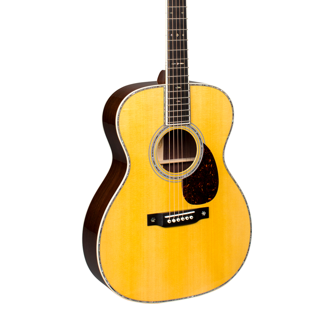 Front of Martin OM-42 Natural.