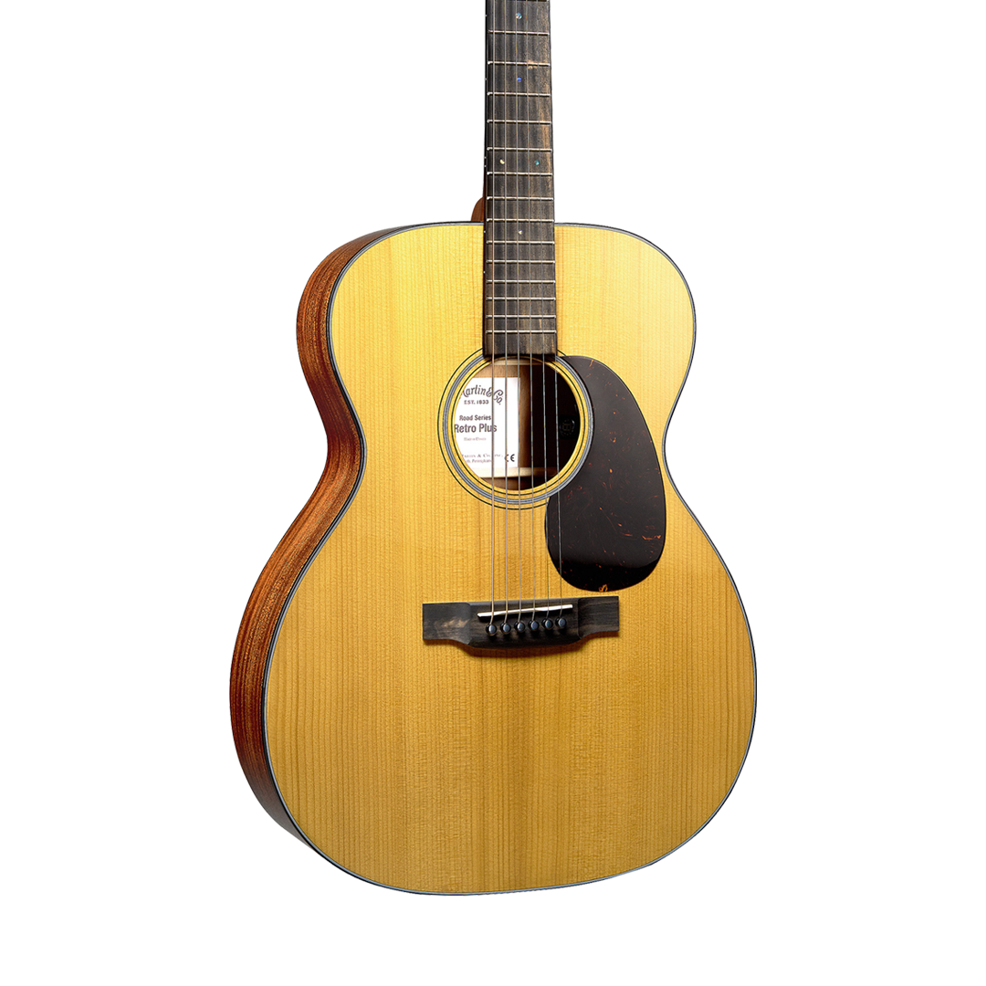 Front of Martin Road Series 000E Retro Plus Mahogany.