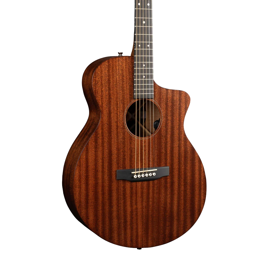 Front of Martin SC-10E Sapele.