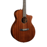 Front of Martin SC-10E Sapele.