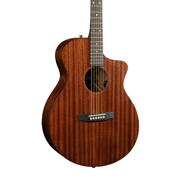 Front of Martin SC-10E Sapele.