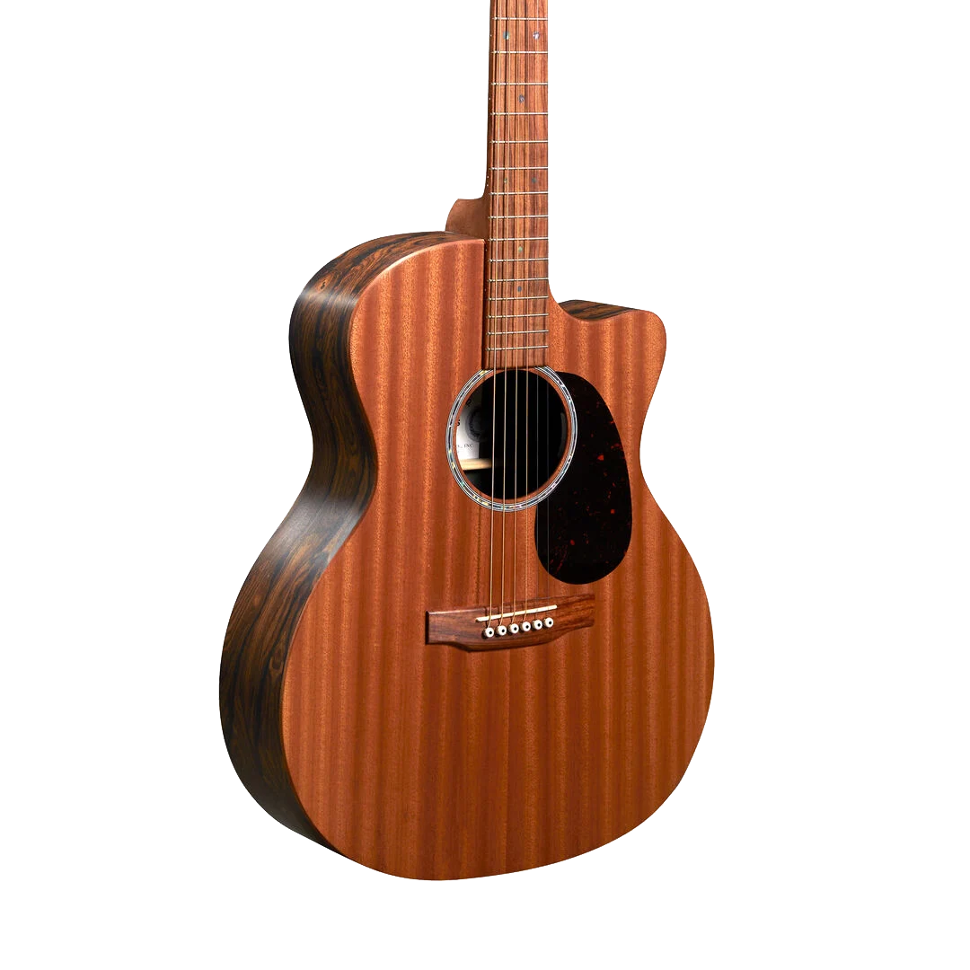 Front of Martin GPC-X2E Ziricote.