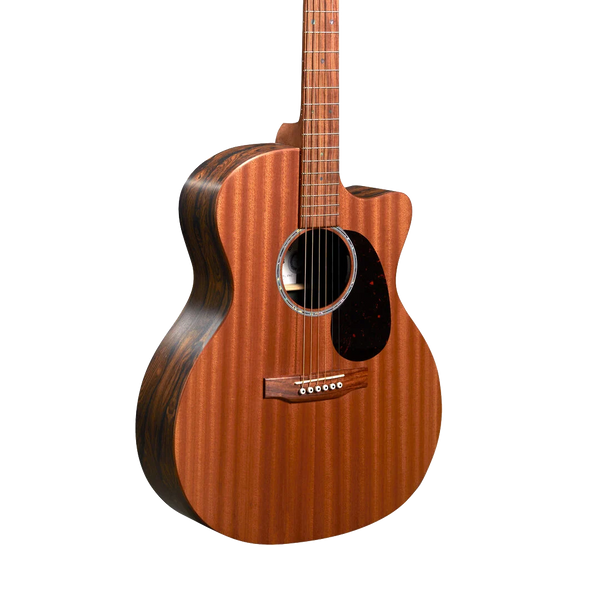 Front of Martin GPC-X2E Ziricote.