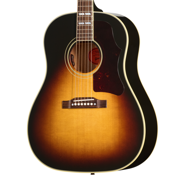 Front of Gibson Acoustic Southern Jumbo Original Vintage Sunburst LR Baggs Hi-Fi DNA.
