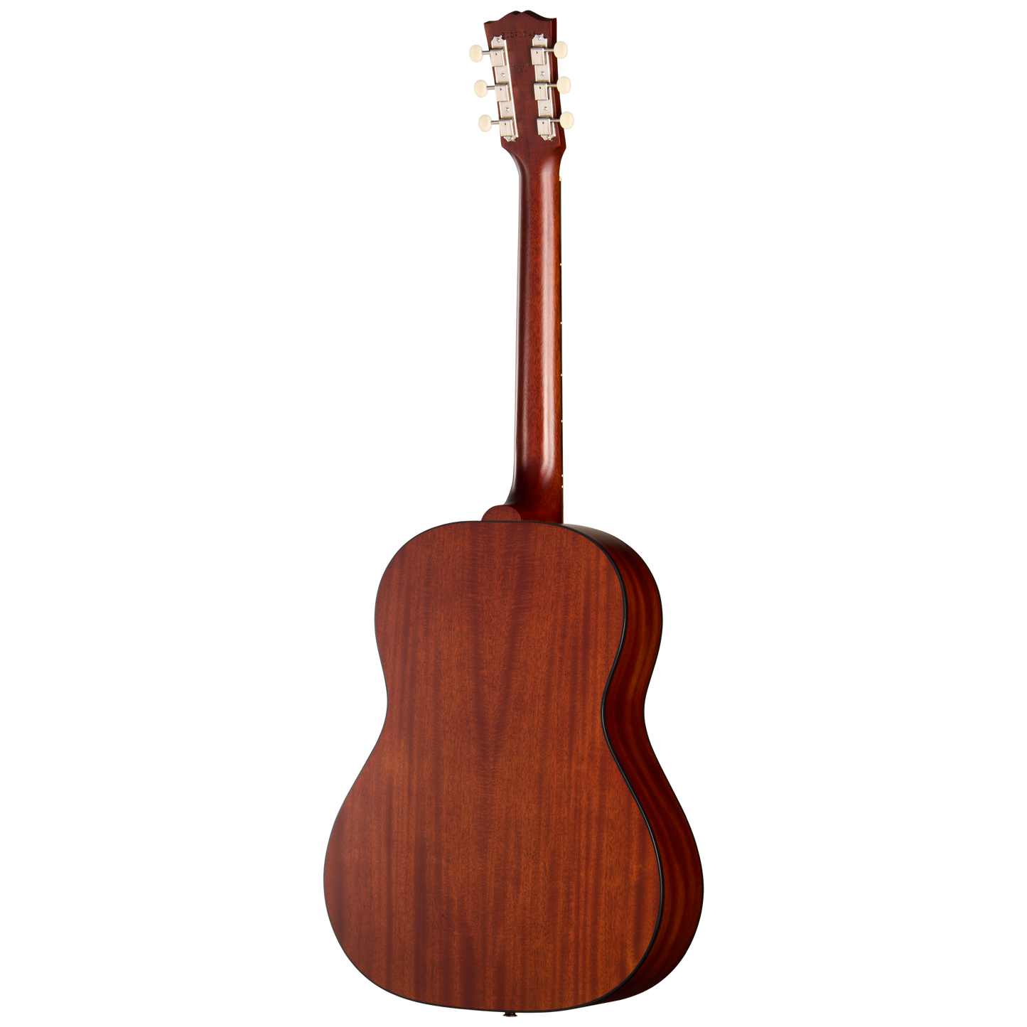 Back of Gibson LG 2 All Mahogany Faded Natural.