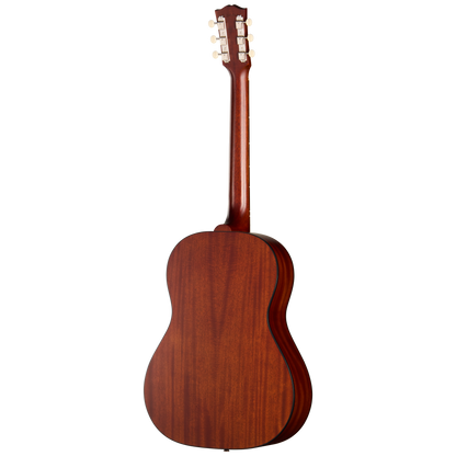 Back of Gibson LG 2 All Mahogany Faded Natural.