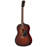 Full frontal of Gibson LG 2 All Mahogany Faded Vintage Sunburst.