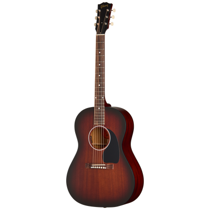 Full frontal of Gibson LG 2 All Mahogany Faded Vintage Sunburst.