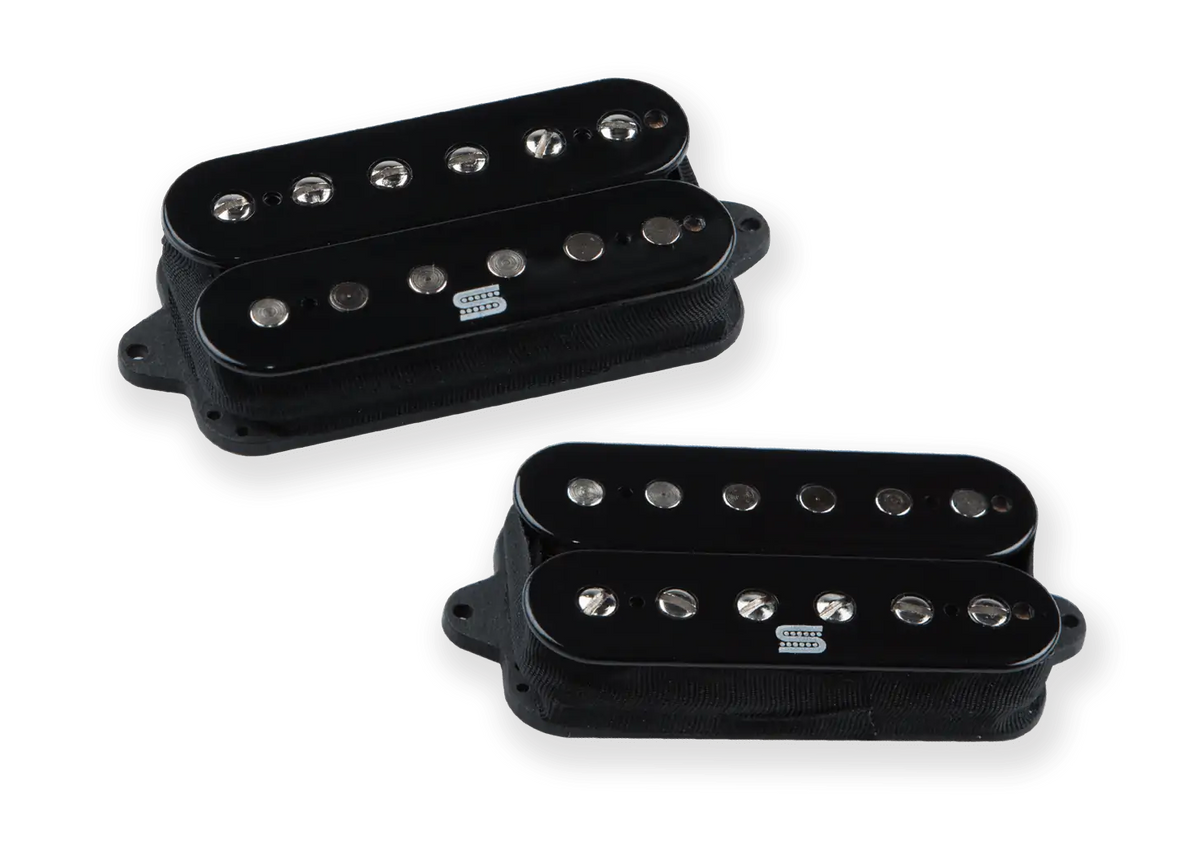 Front of Seymour Duncan Duality set Black.