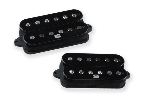 Front of Seymour Duncan Duality set Black.