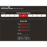 Specs of Fender Custom Shop '62 Precision Bass Pickup Black.