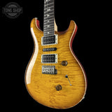 Front right angle of PRS CE 24 Special HSH McCarty Sunburst.