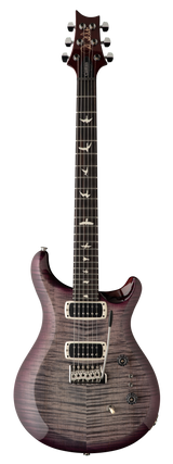 Full frontal of PRS Paul Reed Smith S2 Custom 24-08 Faded Gray Black Purple Burst.