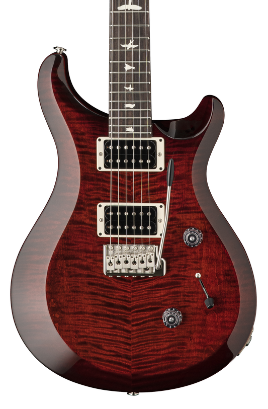 Front of PRS Paul Reed Smith S2 Custom 24 Fire Red Burst.