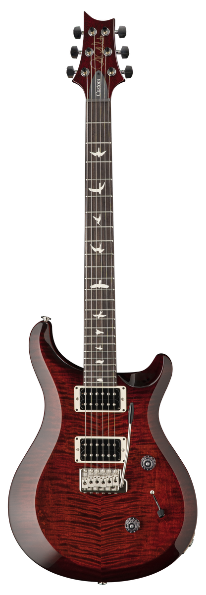 Full frontal of PRS Paul Reed Smith S2 Custom 24 Fire Red Burst.