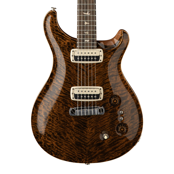 Front of PRS Paul's Guitar Mango Limited Tiger Eye.