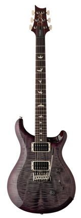 Full frontal of PRS S2 Custom 24 Faded Gray Black Purple Burst.