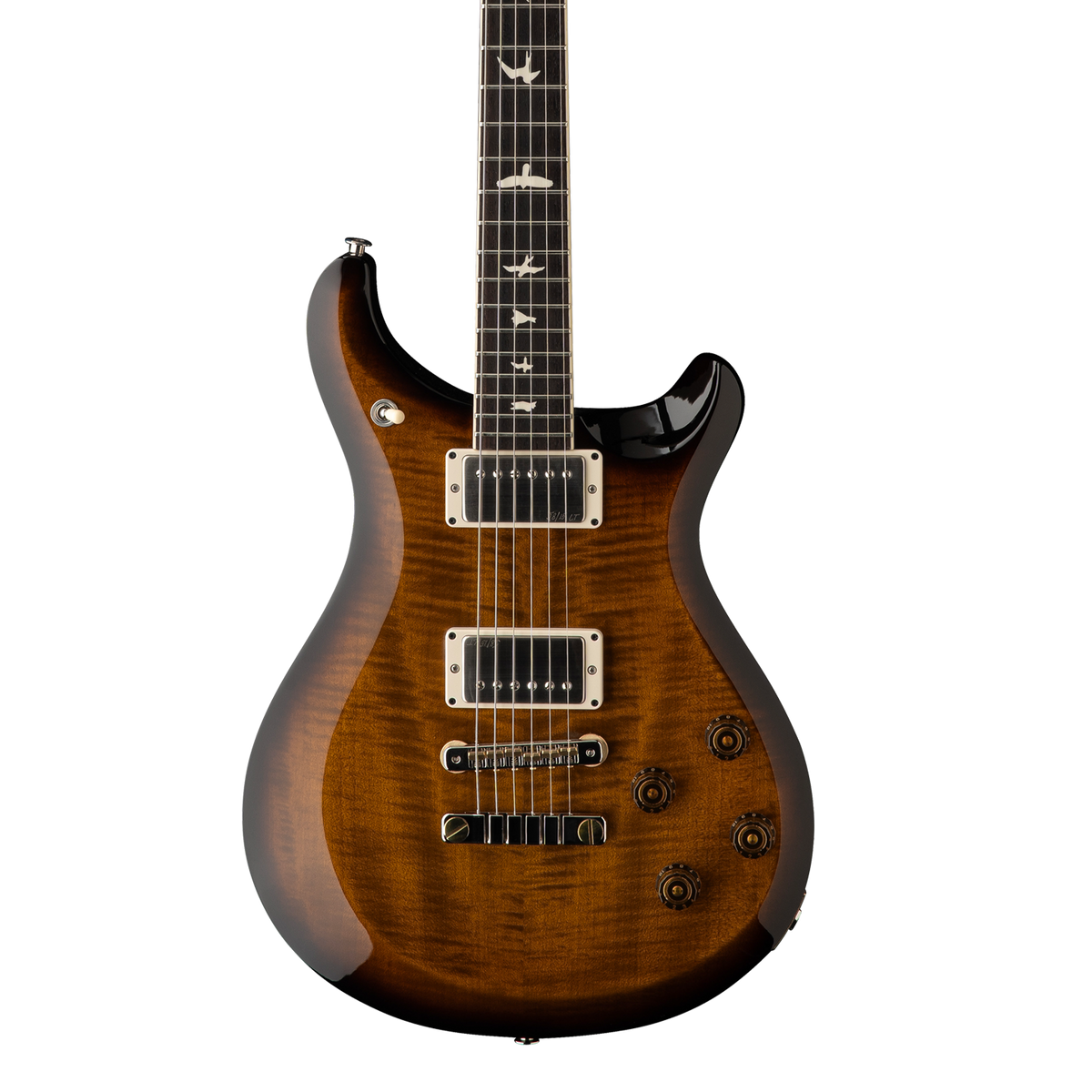 Front of PRS S2 McCarty 594 Black Amber.