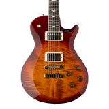 Front of PRS S2 McCarty 594 Singlecut Dark Cherry Sunburst.