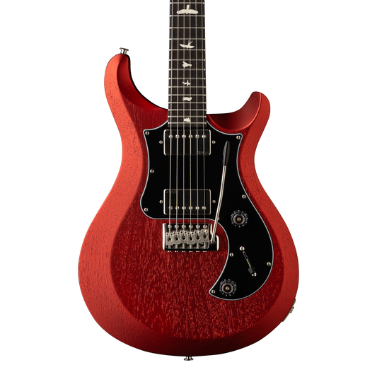 Front of PRS S2 Standard 24 Satin Red Apple Metallic.