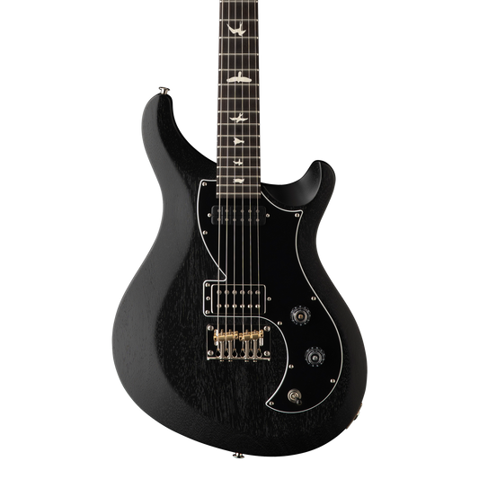 Front of PRS S2 Vela Satin Charcoal.