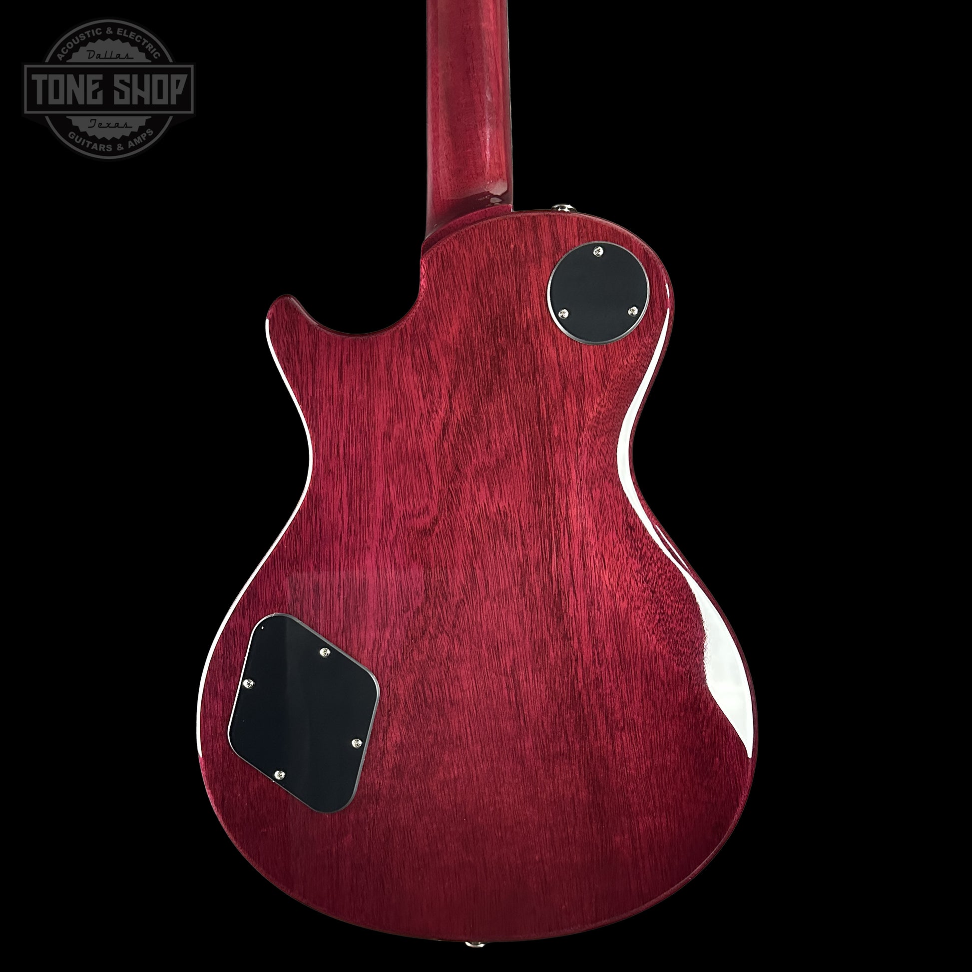Back of PRS S2 Wood Library McCarty 594 Singlecut Quilt Purple S2083399 body.
