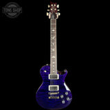 Full frontal of PRS S2 Wood Library McCarty 594 Singlecut Quilt Purple.