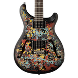 Front of PRS SE ES Ed Sheeran Cosmic Splash Hollowbody I Baritone.
