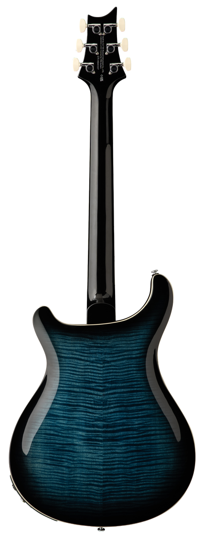 Back of PRS SE Hollowbody II Piezo Peacock Blue.