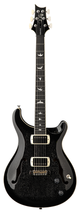 Full frontal of PRS SE Hollowbody Standard Dog Hair Smokeburst.