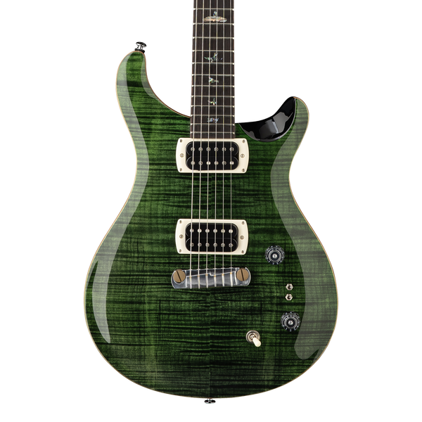 Front of PRS SE Paul's Guitar Teal Black.