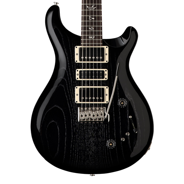 Front of PRS Swamp Ash Special Rosewood Black Doghair Smokeburst.