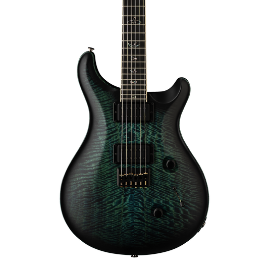Front of PRS Mark Holcomb Cobalt Smokeburst.