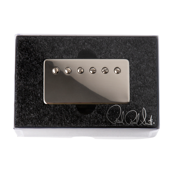 Top down of PRS Tremonti Bass Pickup Nickel in box.
