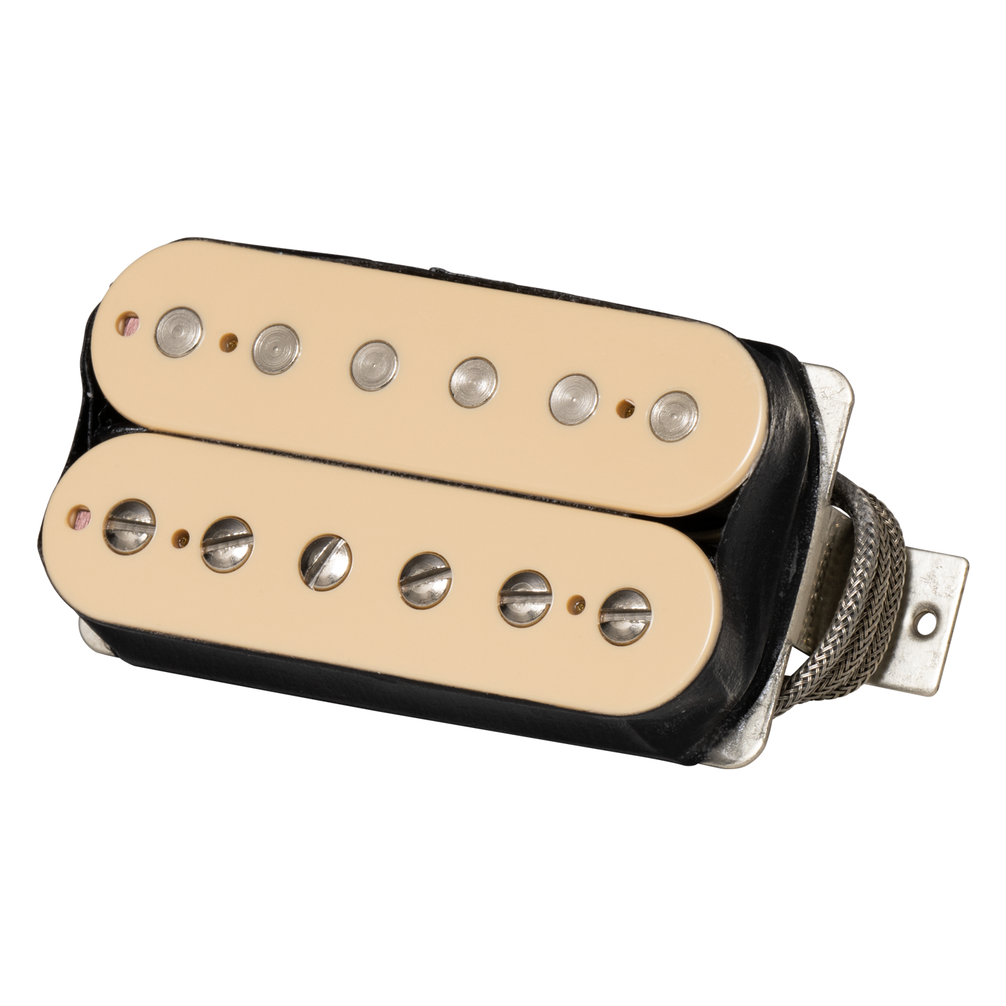 Front of Gibson 57 Classic Double Classic White, Potted, 2 conductor, Alnico 2, 8k.