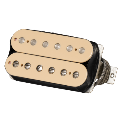 Front of Gibson 57 Classic Double Classic White, Potted, 2 conductor, Alnico 2, 8k.