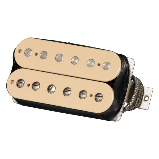 Front of Gibson 57 Classic Double Classic White, Potted, 2 conductor, Alnico 2, 8k.