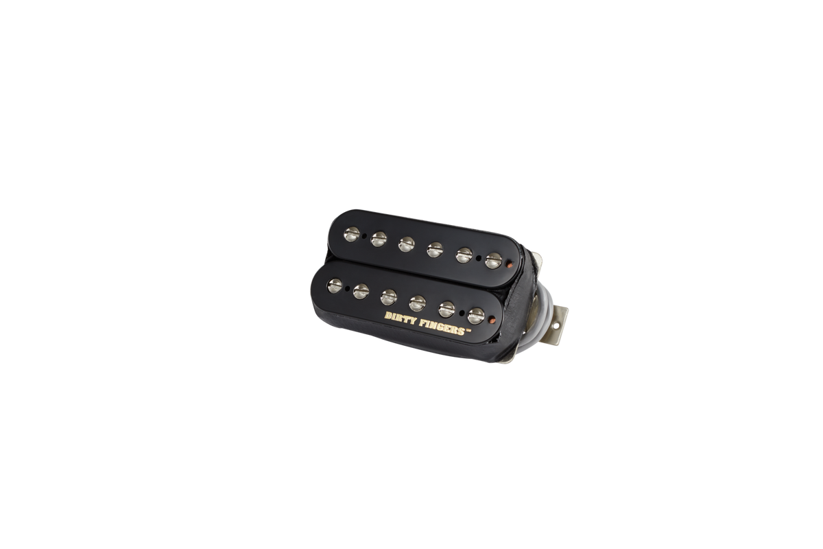 Front of Gibson Dirty Fingers (Double Black, 4-conductor, Potted, 15k, Ceramic 8) Pickup.