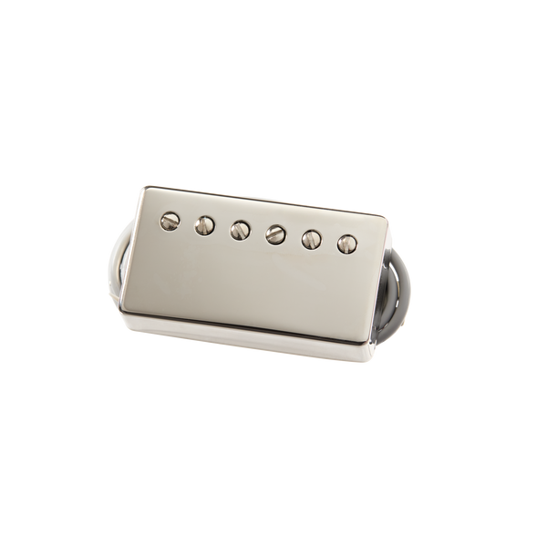 Top of Gibson Elev8 Underwound (Rhythm, Double Black, Nickel Cover, 4-conductor, Potted, 8k, Alnico 8).