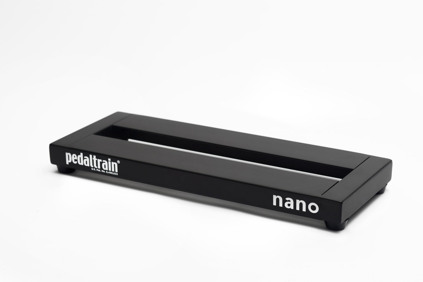 Front right angle of Bottom of Pedaltrain Nano.