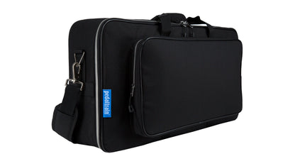 Front right angle of Deluxe Soft Case for Pedaltrain Classic 2.