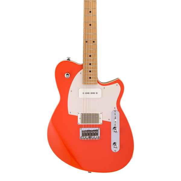 Front of Reverend Charger H90 Feisty Red.