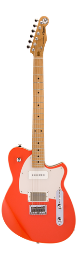 Full frontal of Reverend Charger H90 Feisty Red.