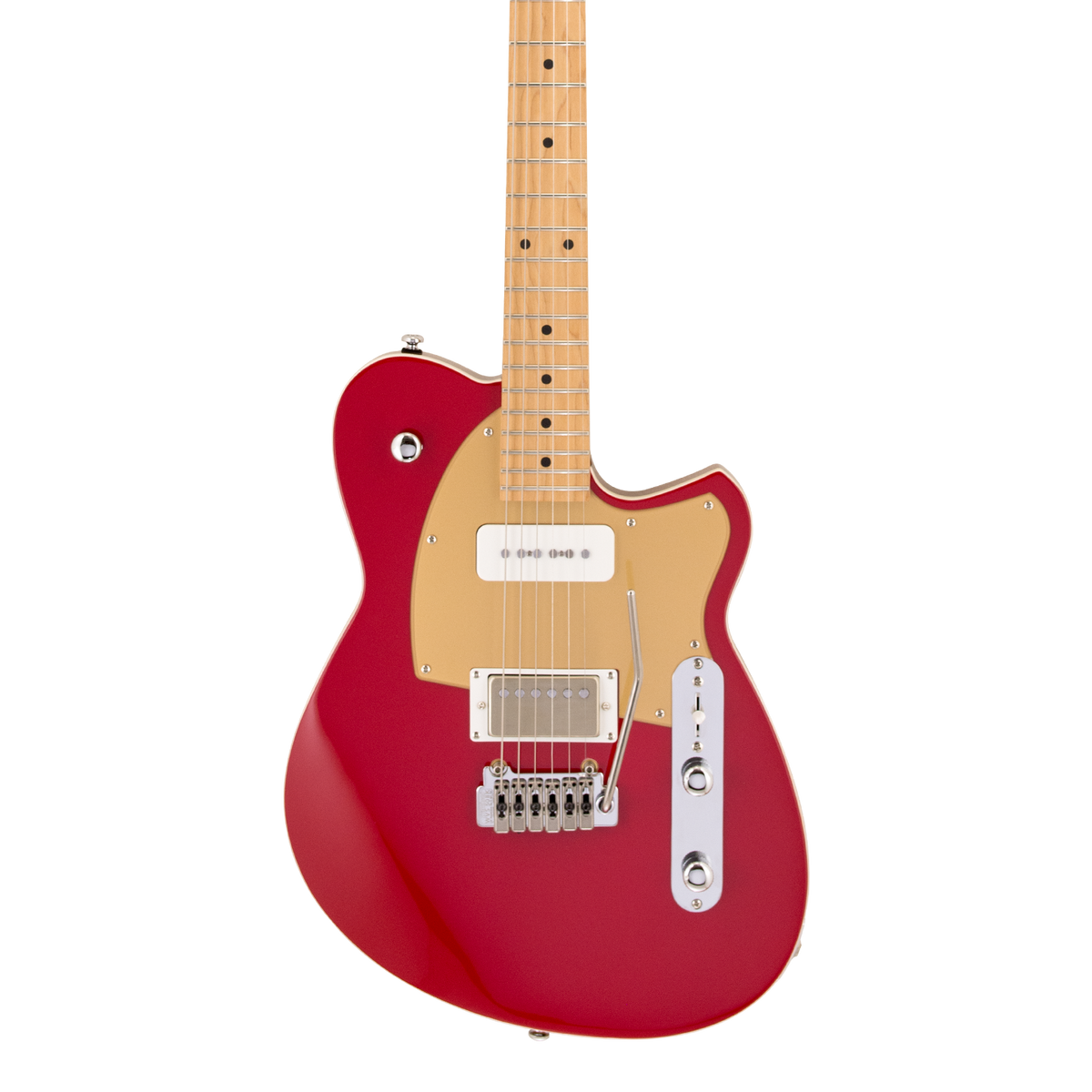 Front of Reverend Charger H90 Wilkinson Metallic Cherry.
