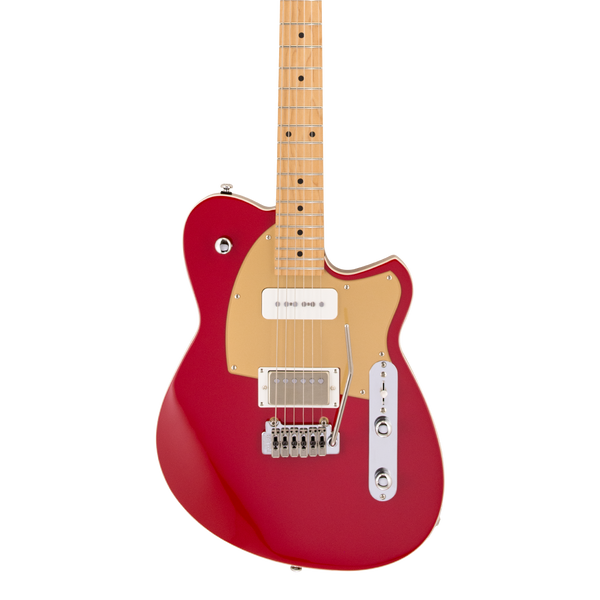 Front of Reverend Charger H90 Wilkinson Metallic Cherry.